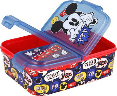 Stor It's a Mickey Thing Kids Lunch Plastic Box Multicolour