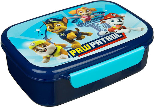 Scooli Paw Patrol Πλαστικό Παιδικό Δοχείο Φαγητού Paw Patrol Γαλάζιο 20 x 8εκ.