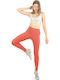 Dri-Fit WJFLEG01 Training Women's Long High Waist Leggings Peach