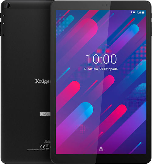 Kruger & Matz Eagle 1070 4G 10.5" Tablet (6GB/128GB) Μαύρο