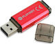 Platinet V-Depo 16GB USB 2.0 Stick Κόκκινο