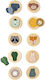 Trixie Shape Sorting Toy Matching Game Peg Animals made of Wood for 12++ Months