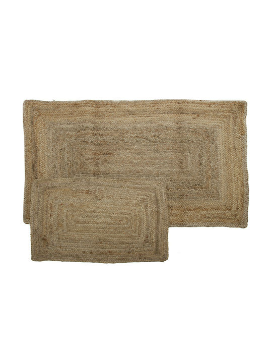 Viopros Τζένη Rug Rectangular Summer Wicker Coffee