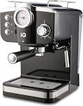 IQ Μηχανή Espresso 1100W Πίεσης 20bar Μαύρη