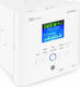 Power Dynamics BTW30 Priză Amplificator fără Cadrul Incorporat 2x15Watt, Bluetooth, FM, USB, Mp3 în culoarea Alb 100VS979 952.480