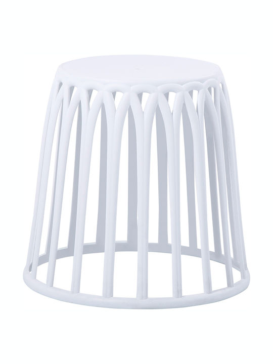 Stool Outdoor Saba White 50x50x45cm