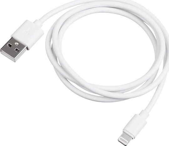 Akyga USB-A zu Lightning Kabel Weiß 1m (AK-USB-30)