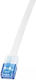LogiLink Flat U/UTP Cat.6 Gigabit Network Cable Ethernet 5m White
