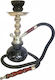 Hookah Ναργιλές Μονός Μαύρος 29cm Mini Portable