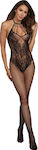 Dreamgirl Fishnet Bodystocking Black