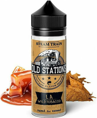 Steam Train Flavor Shot LA Wild Tobacco Old Station Series 24ml/120ml