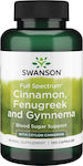 Swanson Full Spectrum Cinnamon, Fenugreek & Gymnema 120 κάψουλες