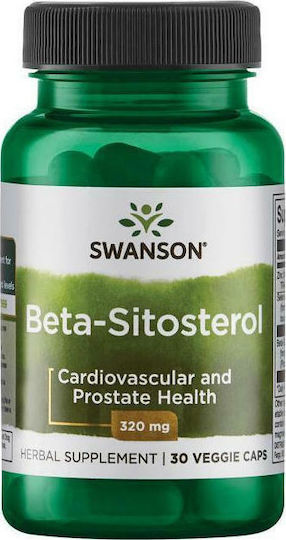 Swanson High Potency Beta-Sitosterol 320mg Special Food Supplement 30 Vegetable Capsules