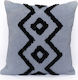 Palamaiki Decorative Pillow Case Vik from 100% Cotton Grey 45x45cm.