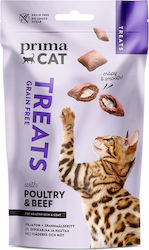 Prima Cat Treats Grain Free Λιχουδιές & Πουλερικά για Ενήλικες Γάτες 40gr