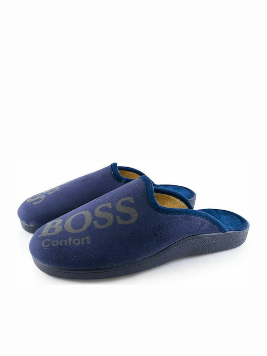 Papuci de iarnă pentru bărbați G16 Medies Lacoquette Blue