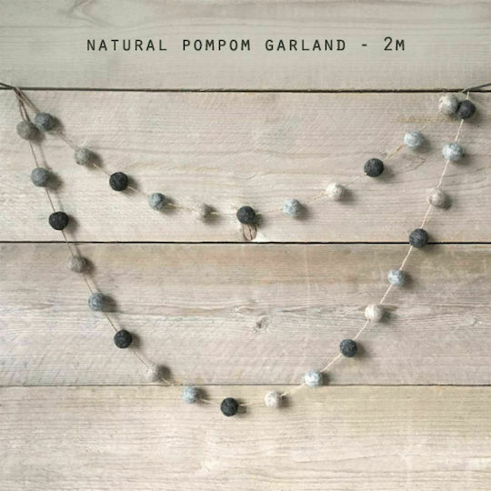 Synchronia Christmas Garland Natural Colors 200x3cm 1pc