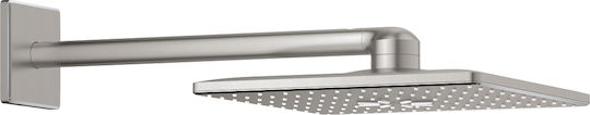 Grohe Rainshower Smartactive 310 Cube Τετράγωνη Κεφαλή Ντουζ 31x31cm με Βραχίονα 40cm Supersteel