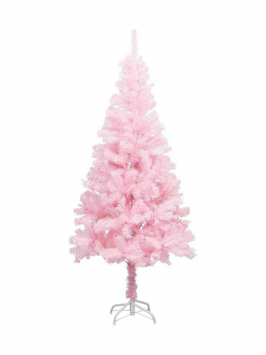 Χριστουγεννιάτικο Δέντρο Ροζ 120εκ με Μεταλλική Βάση