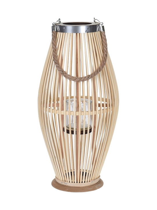 Koopman Lantern Bamboo Καφέ 24x24x48εκ. 1pcs