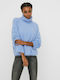 Vero Moda Femeie Mânecă lungă Pulover Guler înalt Blue/Grapemist