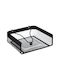 Marva Metallic Napkin Holder Black 18.5x18.5x6.5cm 169230