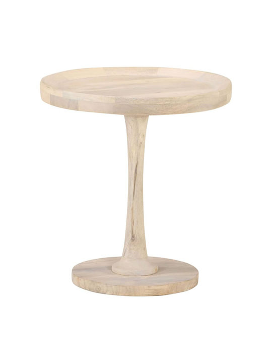 Side Table L50xW50xH55cm. Natural