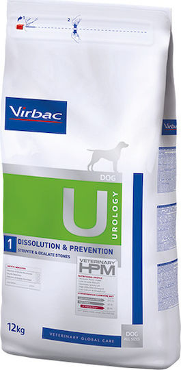 Virbac Urology Dissolution & Prevention 12kg Dry Food for Dogs with Chicken and Pork