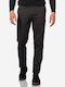 Trousers Chino Elastic in Regular Fit Anthracite