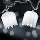 10 Lights LED White in String 1pcs