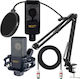 Condensator (diafragmă mare) Microfon XLR Next 240 Pro Montare Shock Mounted/Clip On Vocal 180090