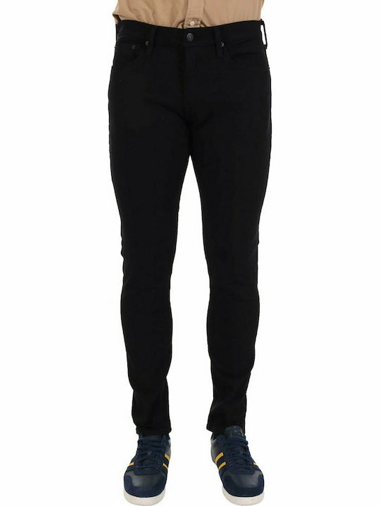 Ralph Lauren Pantaloni pentru bărbați cu Croială Skinny Negru