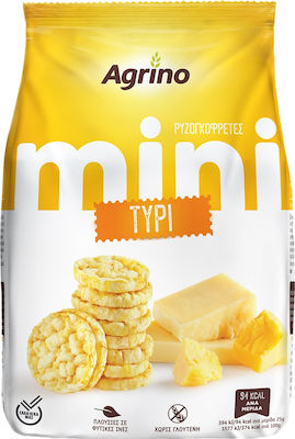 Agrino Rice Wafers Mini Cheese Gluten-Free 1x50gr