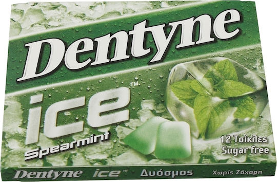 Dentyne 12 Τσίχλες Ice με Γεύση Δυόσμος Χωρίς Προσθήκη Ζάχαρης 16.8gr