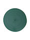 Atmosphera Round Fabric Placemat Green 38cm