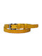 708 Leather Women's Belt Yellow