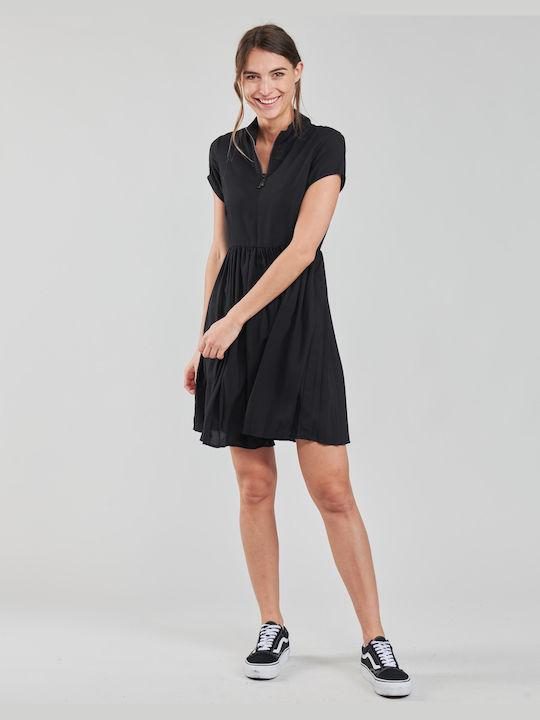 Volcom Sommer Mini Kleid Schwarz