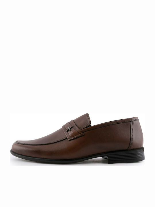 402 Men's Leather Loafers Tabac Brown
