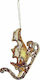 Ornament suspendat Sanie Plastic Auriu 10buc