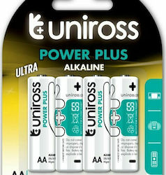 Uniross Power Plus AAA 1.5V 4τμχ UNALR03PP-B4 Uniross Power Plus AAA 1.5V 4τμχ UNALR03PP-B4