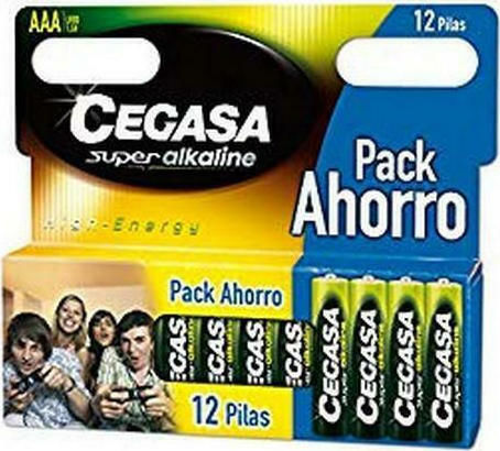 Cegasa Cegasa Ahorro Baterii Alcaline AAA 1.5V 12buc