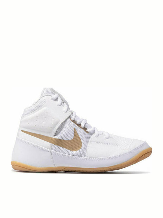 Nike Fury Pantofi de arte marțiale Lupte libere Albi