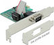 DeLock Κάρτα PCIe σε 1 θύρα RS232 DB9 Serial