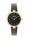 Kenneth Cole Γυναικείο Ρολόι 34mm Μπαταρίας με Καφέ Δερμάτινο Λουράκι