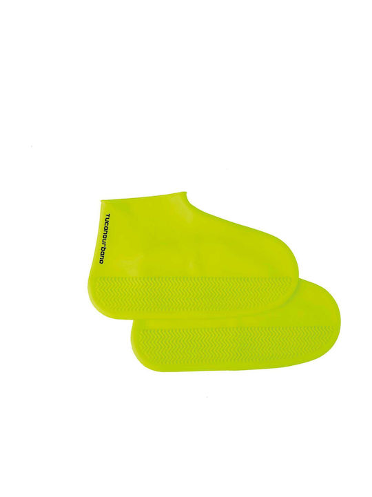Tucano Urbano Footerine 519 Αδιάβροχο Αντιολισθητικό Κάλυμμα Παπουτσιών Μηχανής Yellow Fluo