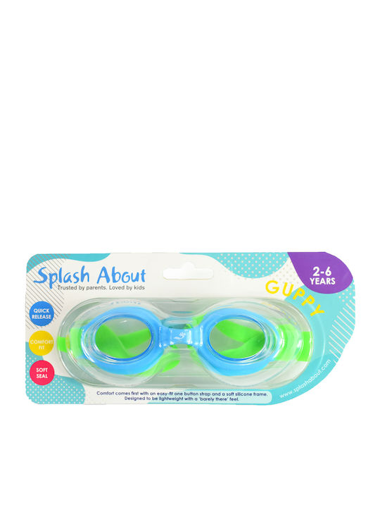 Splash About Splash Guppy Γυαλιά Κολύμβησης Παιδικά με Αντιθαμβωτικούς Φακούς