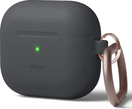 Elago Hang Θήκη Σιλικόνης με Γάντζο Dark Gray για Apple AirPods 3