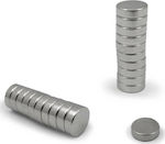 Neodymium Round Magnet with Traction Force 0.6kg N35 D4xL4xW4mm