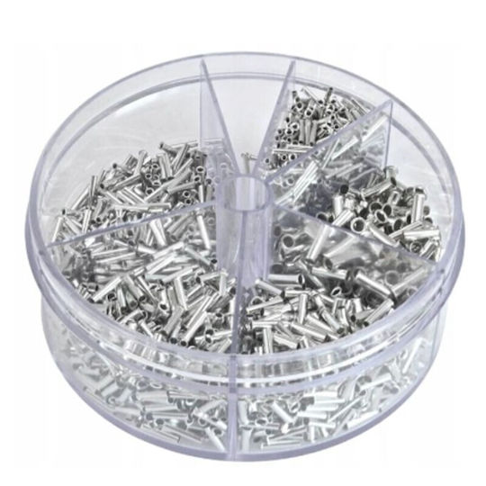 Kraft & Dele 0,5 - 2,5 mm² Silber (KD10495) in einem Set von 1900Stück