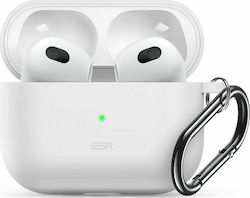 ESR Bounce Silicone Case with Keychain White for Apple AirPods 3